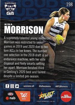 2021 Select AFL Footy Stars #198 Nina Morrison Back